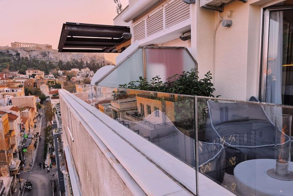 شقة Heated Plunge Pool & Firepit Acropolis Penthouse أثينا المظهر الخارجي الصورة